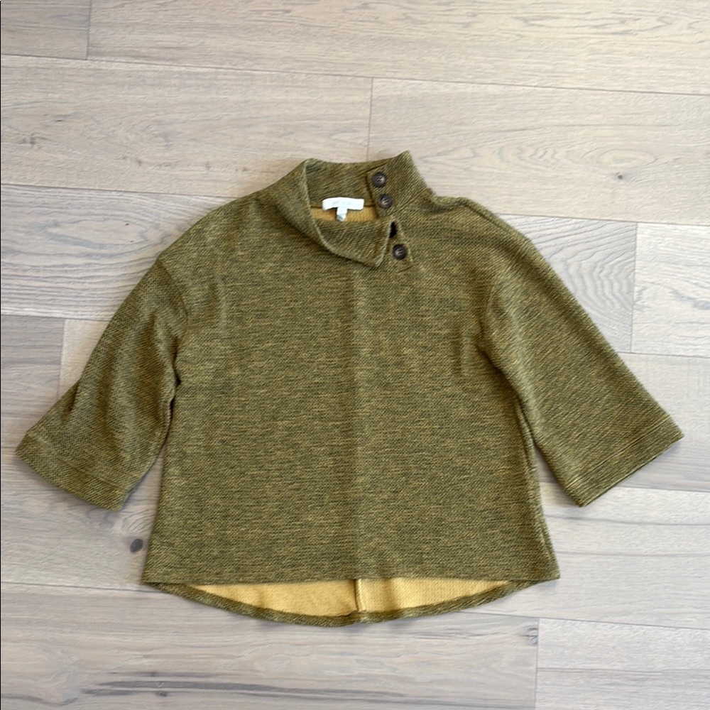 Eri + Ali from Anthropologie Olive Green Top